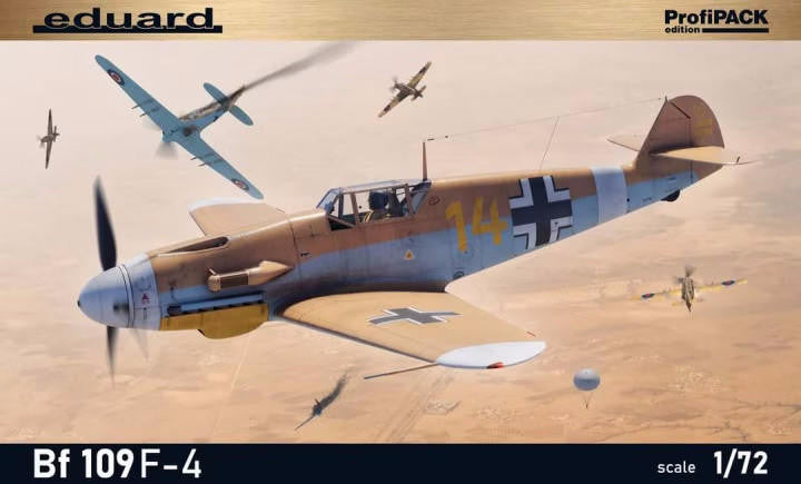 Eduard 1/72 BF109F-4 Profipack 70155